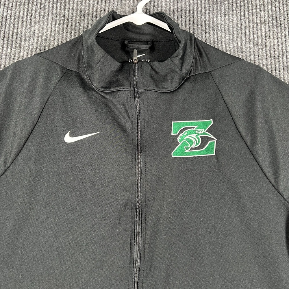Ft. Zumwalt North Panters Jacket Womens Nike Large Black Full Zip Long Sleeve